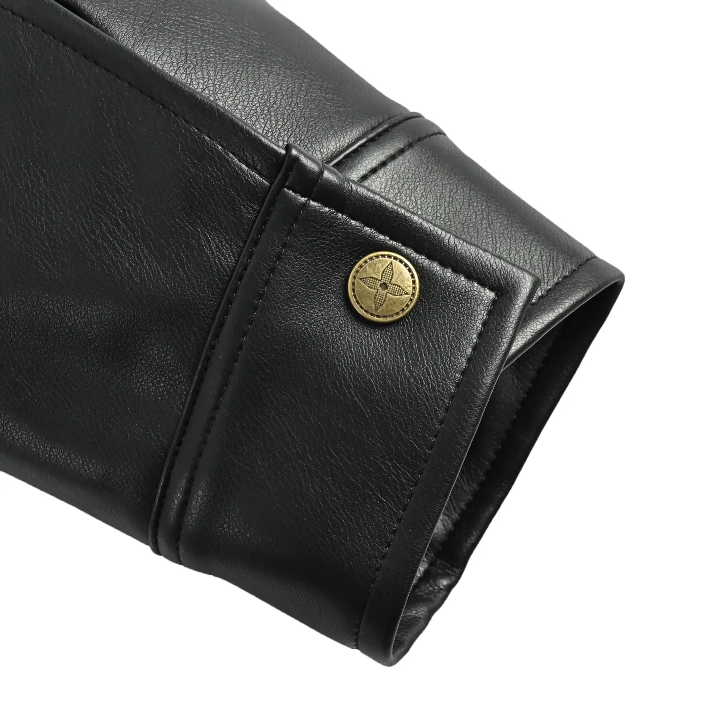 Louis Vuitton/Louis Vuitton Shibuya limited motorcycle lapel leather jacket